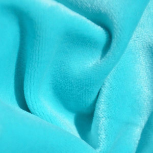 KF437 Bamboo Velour Aqua - Metre