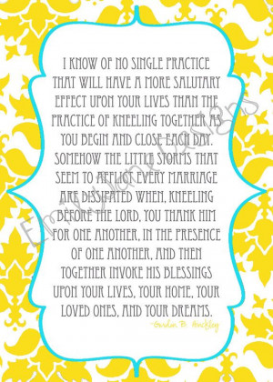 5x7 Prayer Quote by Gordon B Hinckley by EmilyJaneDesignsInc, $5.00