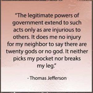 Thomas Jefferson quote.