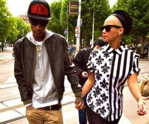 The relationship between rap star Wiz Khalifa and Amber Rose seems to ...