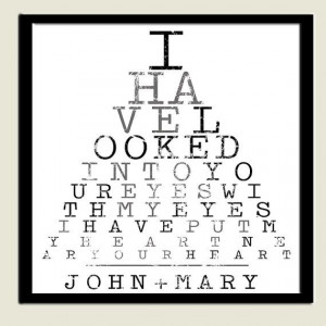 Custom #Canvas Art Eye Chart Quote print by #Geezees
