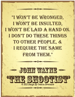 people, & I require the same from them.