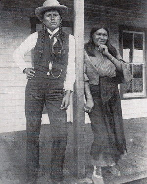 1892 - Quanah Parker and his wife Tonasa. He was Comanche/Scots-Irish ...