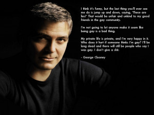 Like a boss: George Clooney's response to rumors that he's gay ( i ...