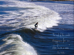 Paul Walker Surfing with Quote 18x24 Art Print Poster Motivational ...