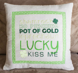 St. Patrick's Day Sayings Pillow