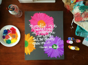 Giveaway: Hues of Grace Hand Painted Canvas With Quote
