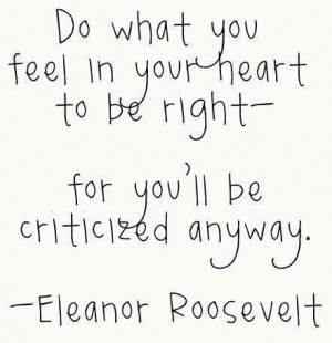 Eleanor Roosevelt}