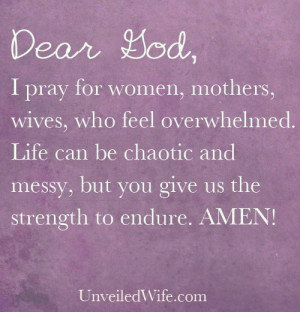 Dear Lord Pray For Women