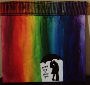 Melted Crayon Art Silhouette Melted Crayon Art With Quotes