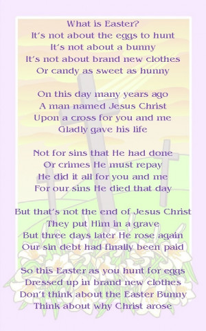Easter Poems Rhymes Christian Activities For Toddlers Kootation Com ...