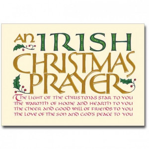An Irish Christmas Prayer