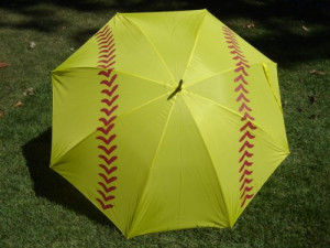 Softball Girls Sports Golf Umbrella 60