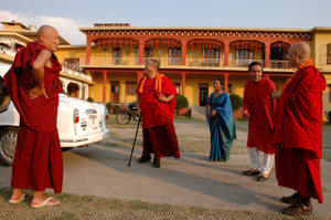 ... Rinpoche, Jigme Khyentse Rinpoche, and Tulku Pema Wangyal Photo: Corey