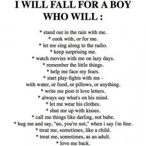 will fall for a boy being in love quote