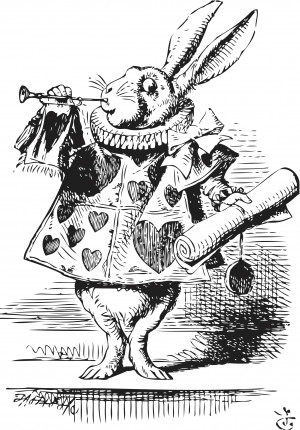 Alice in Wonderland White Rabbit