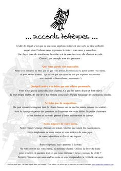 Les Accords Toltèques pour les enfants