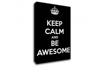 Show details for Girls Room Quote Keep Calm And Be Awesome