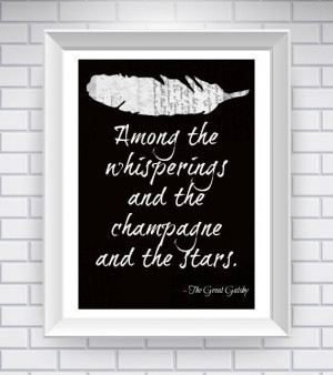 Great Gatsby Inspiring Quote Print. $15.00, via Etsy.The Great Gatsby ...