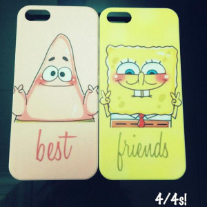 sponge bob best friend cases for iphone 4 4s iphone 5 and samsung s3 ...