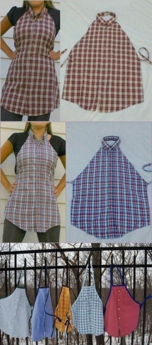 DIY Creative Shirt Apron