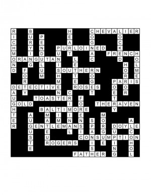 Edgar Allan Poe–Crossword Puzzle Solution