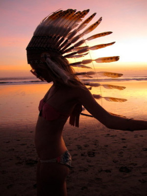 Native American Sunset Native american culture.