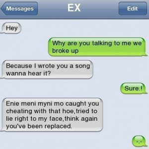 Funny Text Messages Bf/Gf | Awesome Song for her ex-boyfriend » Cool ...
