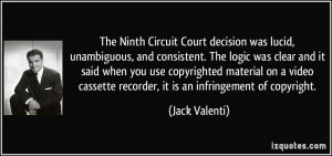 The Ninth Circuit Court decision was lucid, unambiguous, and ...