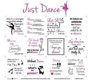 ... -PANEL-JUST-DANCE-BLOCK-PARTY-STUDIOS-INSPIRATIONAL-SAYINGS-ON-DANCE