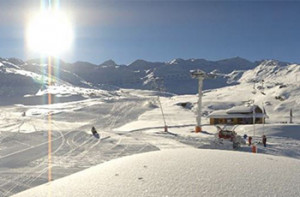 High elevation means Val Thorens has a snow record that is hard to ...