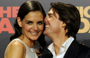 Tom Cruise and Katie Holmes. ©AFP