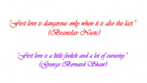 First Love Quotes and Sayings