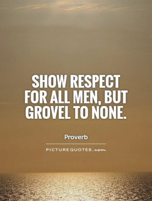 Show Respect Quotes