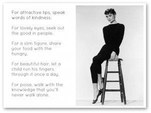 Thoughts on Aging Gracefully from Audrey Hepburn