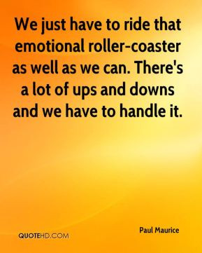emotional roller coaster quotes