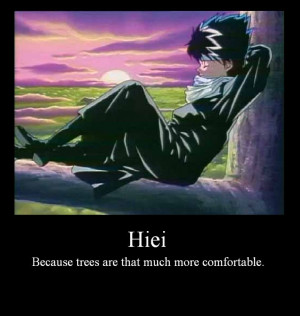 Hiei and His Sleeping Spots by fai-fly.deviantart.com on @deviantART