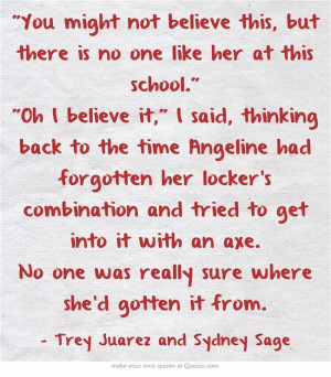 Bloodlines | Quotes | Trey Juarez and Sydney Sage