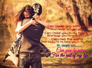 Can I keep you with me and never let you go?Can I hold you in my heart ...