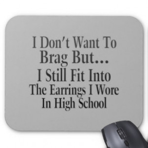 Don't Want To Brag Mouse Pad