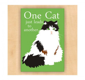 Cat+Magnet+Ernest+Hemingway+Quote+2+x+3+by+GoingPlaces2+on+Etsy,+$5.00