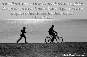 mediocre person tells...