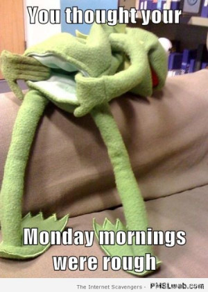 Kermit on Monday’s meme