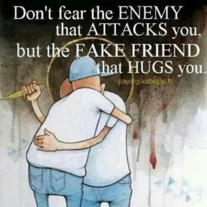 Fake friend vs real friends