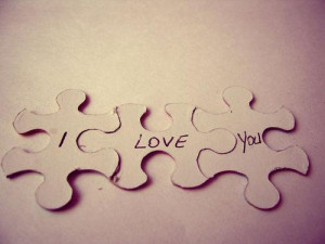 ... in love were as easy as fitting together a few easy puzzle pieces