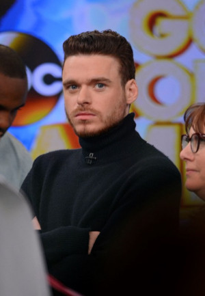 ... Richard Madden on Good Morning America today promoting his new show