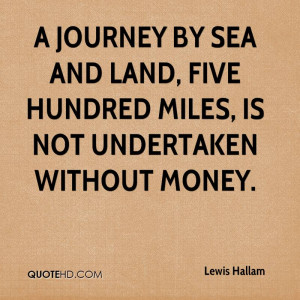 Lewis Hallam Travel Quotes