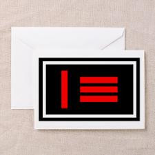 Master slave / Dom sub Flag Greeting Cards (Packag for