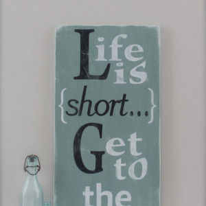 Beach Quote, Wall Art, Custom Wood Sign, Beach Sign, Vintage Sign ...