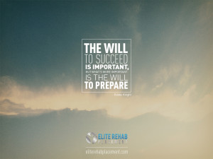 The will to succeed is important, but whats more important is the will ...